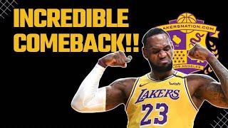 WHAT A WIN!!! Lakers Beat Clippers With Crazy LeBron-Led Comeback!
