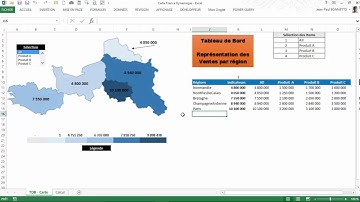 Excel VBA - Tableau de Bord avec Carte Dynamique