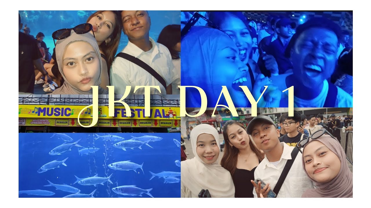 NONTON JUICY LUICY + KE JAKARTA AQUARIUM 🐳