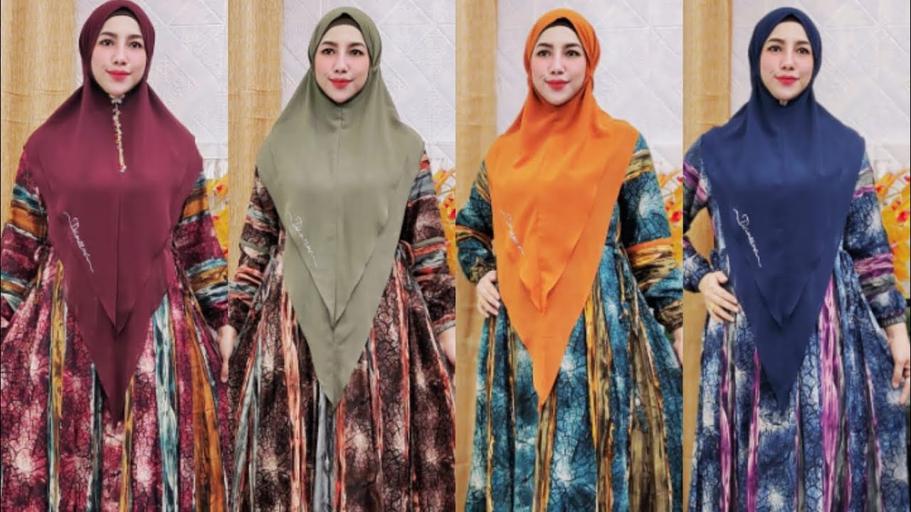 Gamis syari yg lagi tren tahun ini || 3 model gamis original butik yg lagi viral bulan ini.