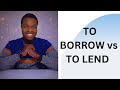 Usage contextuel de borrow vs lend