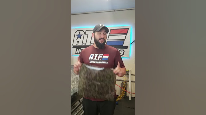 Hydro Dip Film! Which Side Goes on the Water?