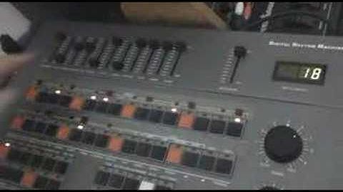 KiNK composing live on Vermona DRM part II