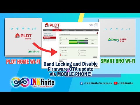 PLDT Wi-Fi R051 and Smart Bro R051 Band Locking and Disable Firmware OTA via Phone 2024 | INKfinite