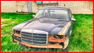 Abandoned old Mercedes Benz, if you know the model, please write in the comments