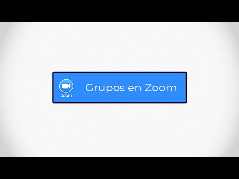 Videotutoriales ZOOM UPM: Grupos en Zoom