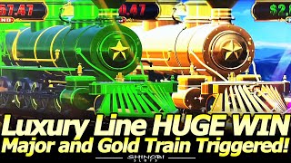 MEGA BIG WIN! Major Train and Gold Train combine in Cash Express Luxury Line Slot Machine at Morongo screenshot 3