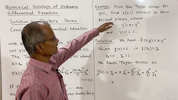 Numerical Analysis: Numerical Solution of Ordinary Differential Equations