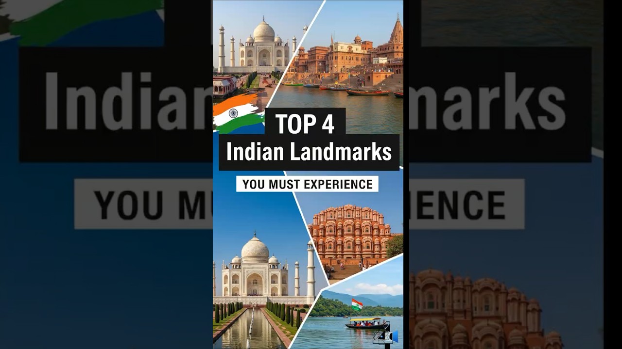 Top 4 Iconic Indian Landmarks You Must See! 🇮🇳 