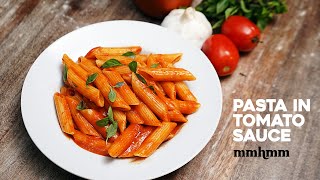 How To Make Pasta in Tomato Sauce (Pasta Pomodoro) + New Product Announcement!