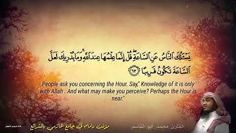 القارئ /محمد ابو القاسم