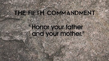 FIFTH COMMANDMENT Wise and Innocent