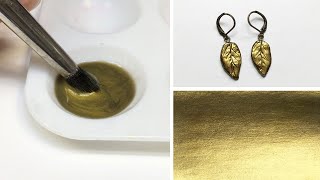 DIY Antique Gold Color Acrylic Paint 