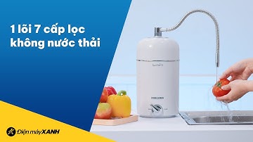 THIẾT BỊ LỌC NƯỚC để bàn 1 lõi nhỏ gọn, lọc được 162L/giờ