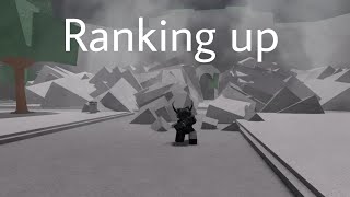 Trying to rank up in the strongest battlegrounds ranked Roblox