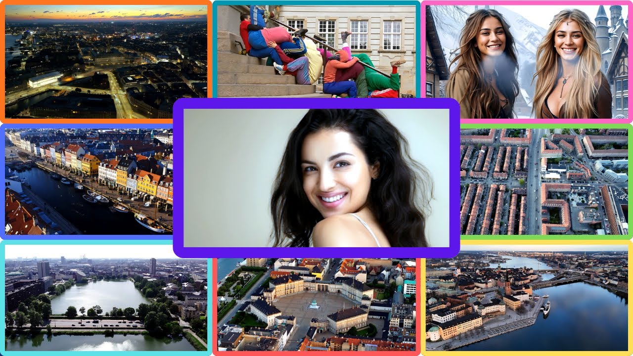 The best aerial views of Copenhagen (Denmark) in 4K!