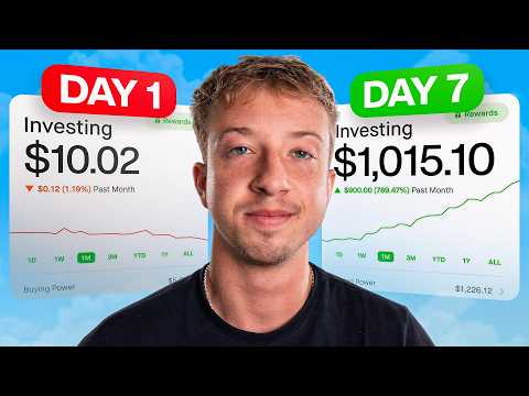 How I Turned $10 into $1,000 In a Week Day Trading