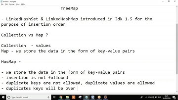 Map & its Implementation Classes & Wrapper Classes By Madhu Vundavalli