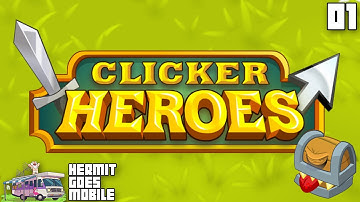 Hermit Goes Mobile - CLICKER HEROES Part 1!!! iOS Android 1080p HD walkthrough