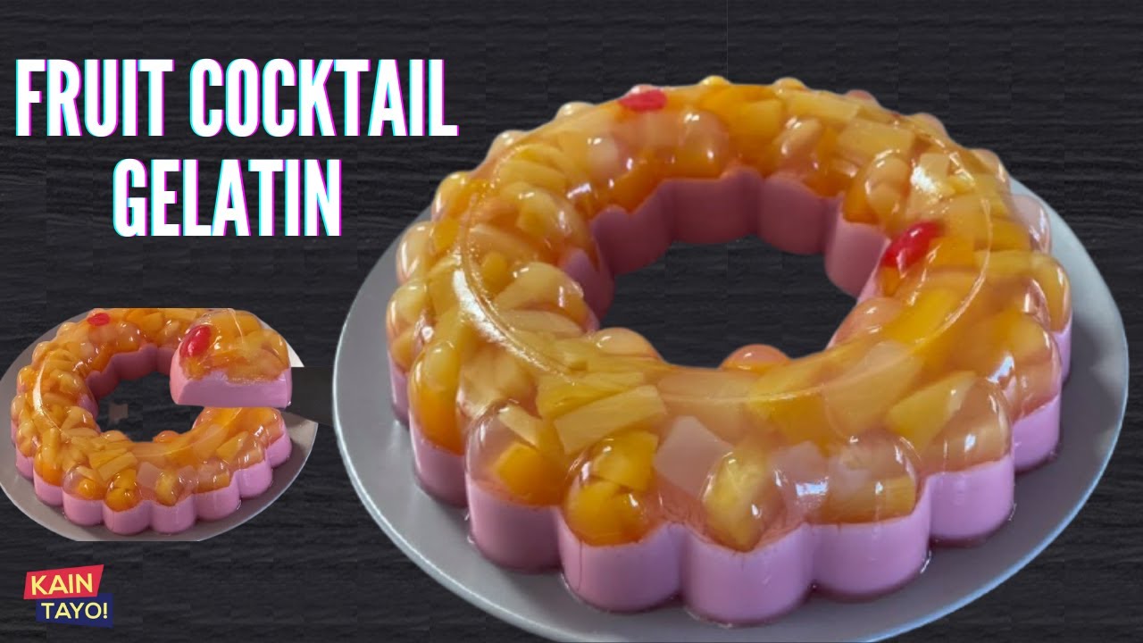 Fruit Cocktail Gelatin Dessert / Quick and Easy Dessert YouTube