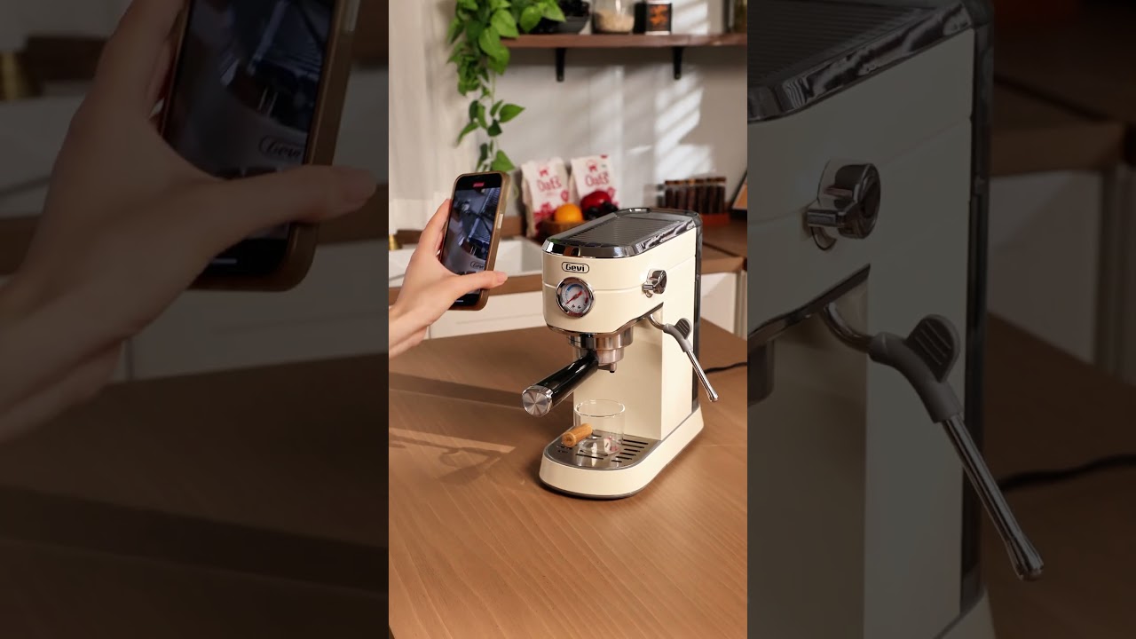 Behind the Scenes + Final Cut | Gevi 20 Bar Espresso Coffee Machine with Burr Grinder Set ☕✨