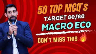 1 Markers 50 Top Mcqs Macro Economics Class 12 Boards 2024
