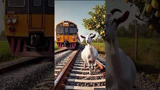 Grandmother And Goat Planted A Lemon Tree goat grandmotherai