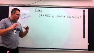 Cubes - Surface Area & Volume (Part 2)
