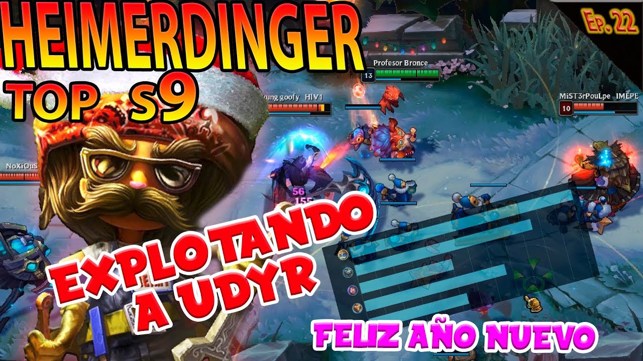 | HEIMERDINGER MID S9 | EXPLOTANDO LA TOP LINE | FELIZ AÑO NUEVO |  GAMEPLAY ESPAÑOL |