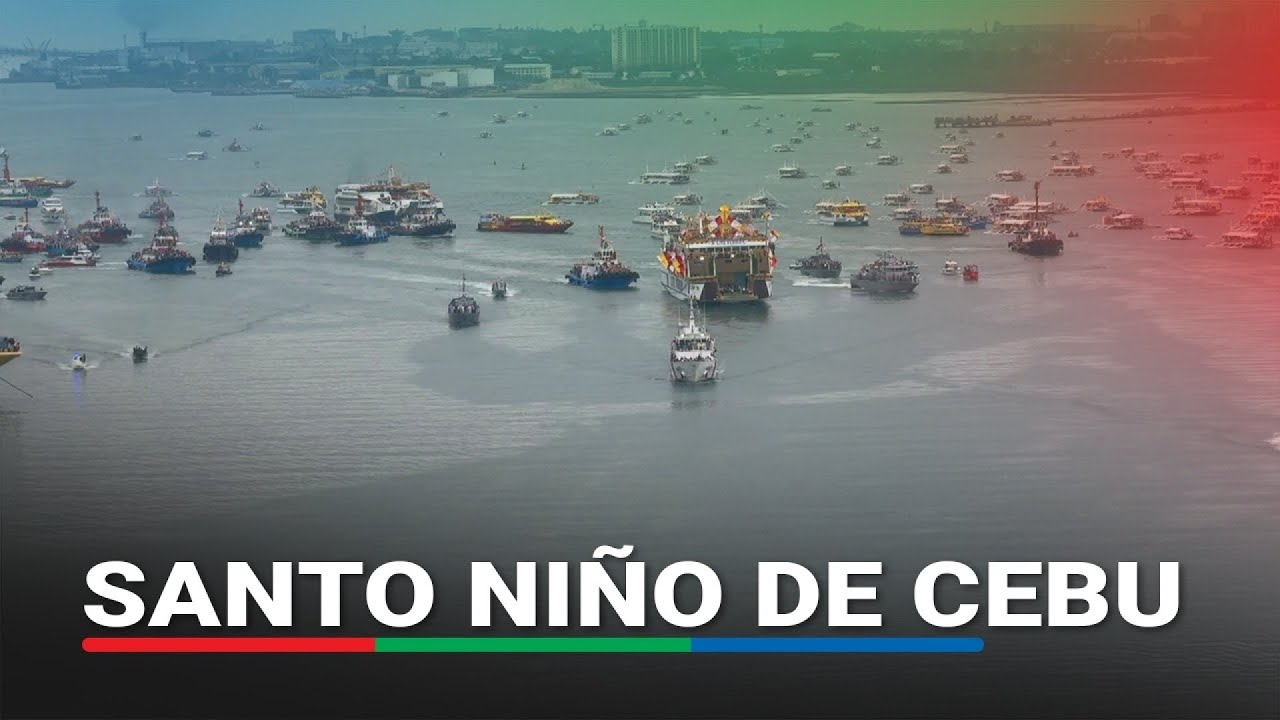 400 sasakyang pandagat nakiisa sa fluvial procession ng Santo Niño de Cebu | ABS-CBN News