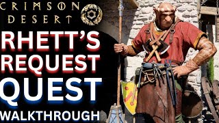 Crimson Desert PS5 – Rhett’s Request Quest Guide | Full Walkthrough No Commentary
