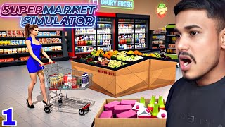 SUPERMARKET SIMULATOR 🛒 BUILDING MY OWN STORE BUSINESS GAMEPLAY