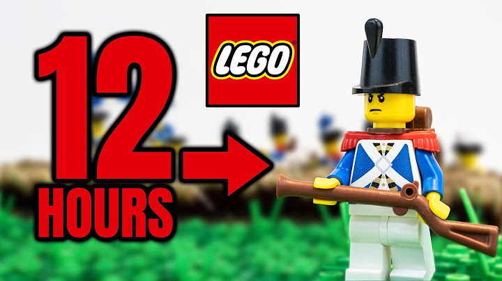 I built a Redcoat VS Bluecoat Battle out of LEGO!