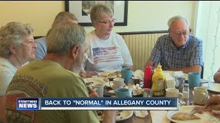 Back To Normal In Allegany County.