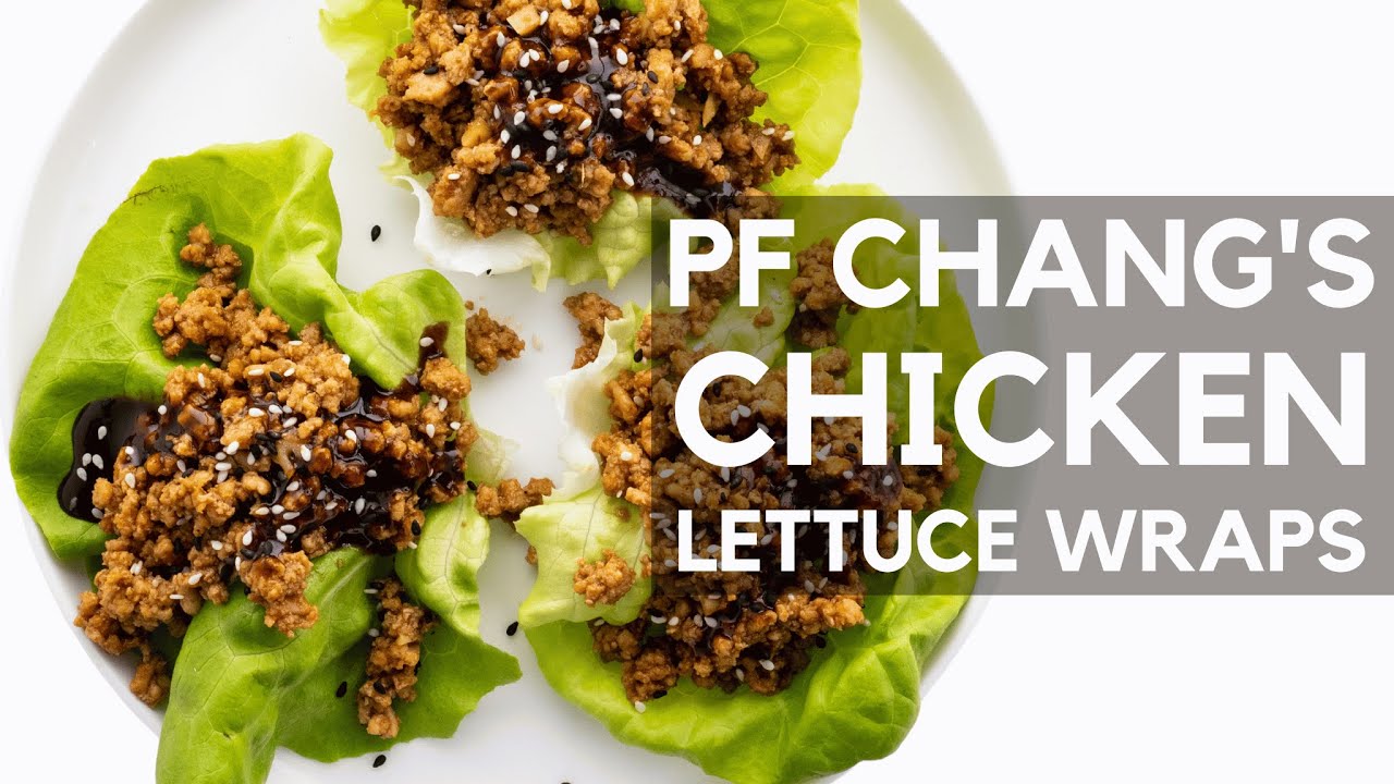 Copycat SECRET Recipe! PF Chang's Chicken Lettuce Wraps!