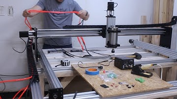 PART4. CNC DRAGCHAIN, ELETRIC ASSEMBLY / BULK MAN 3D ULTIMATEBEE