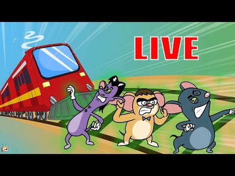 Rat-A-Tat |'LIVE - Train Cartoons + Color Cartoons For Kids'| Chotoonz Kids Funny Cartoon Videos