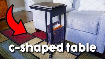 Vasagle C-Shaped Side Table Assembly and Hands On | What To Expect
