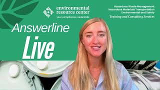 Answerline Live: Tier II reporting for new EHS manager