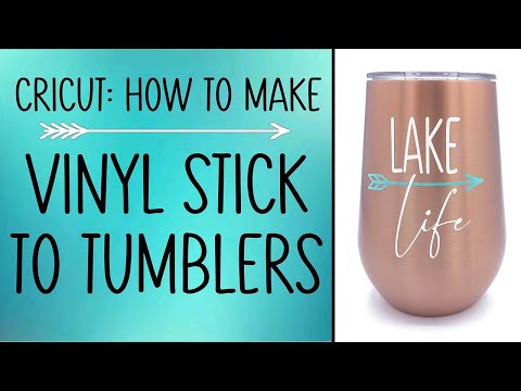 Cricut Tutorial - How to make a YETI decal for Rambler 30 oz 