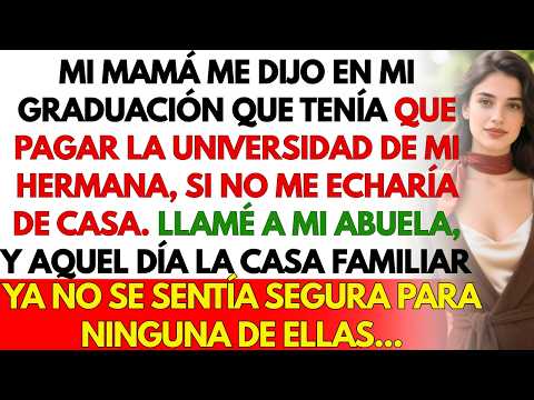 Mi mamá me dijo en mi graduación que pagara la uni de mi “hermana” o me echaba... | Reddit Dramático
