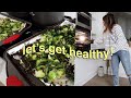 trying to be healthier & MINI MEAL PREP with me!