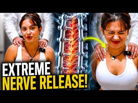 STUNTWOMAN’S Fused Spine RESET | EXTREME NERVE RELEASE | Emotional ASMR Chiropractic thumbnail