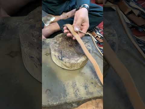 Relaxing ASMR | Handmade Luxury Leather Shoes Making