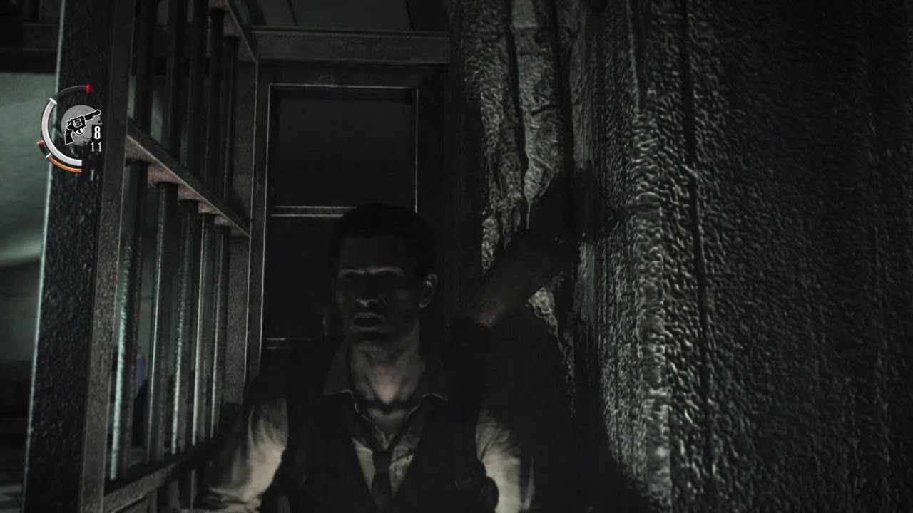 Crazy athletic man holding old lantern while running on invisible treadmill