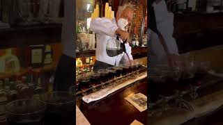 Bartender Makes 9 Irish Coffees at ONCE ☘️ #shorts