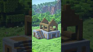 Minecraft Compact &amp; Neat Survival Starter House #shorts