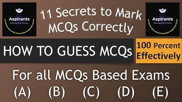 How to Guess MCQs Correctly | 11 Advanced Tips  and Tricks | Which Option is the BEST for TUKKA