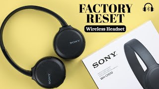 How to Factory Reset Sony WH-CH510 Wireless Headphone! [Hard Reset] screenshot 4