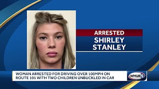 Mother arrested after driving more than 100 mph on Route 101 with two unbuckled kids in SUV, stat...